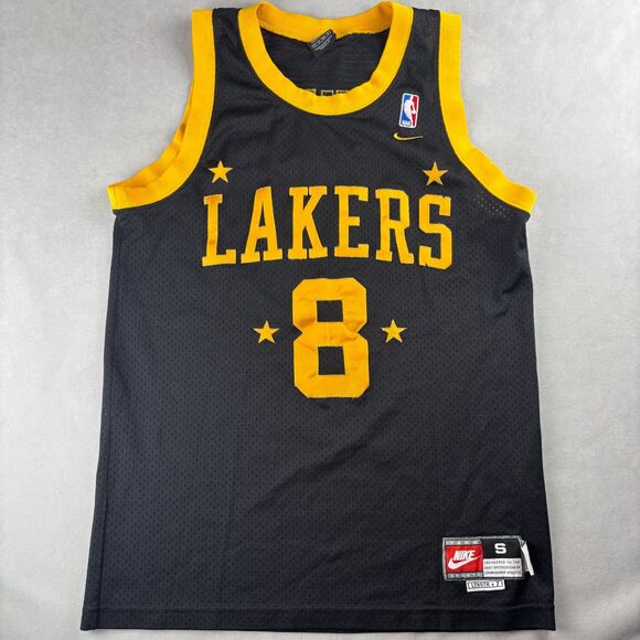 Vintage Nike Los Angeles Lakers Jersey Men S Black Stars 2004-05 NBA Kobe Bryant - Picture 1 of 15